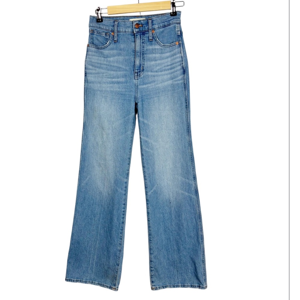 Madewell 11” High-Rise Flare Jeans in Conwell Wash Size 25 - Picture 14 of 14